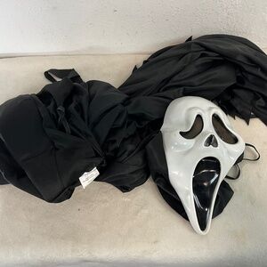 Adult Size Scream Ghostface Costume  Easter Unlimited Mask Slasher Horror